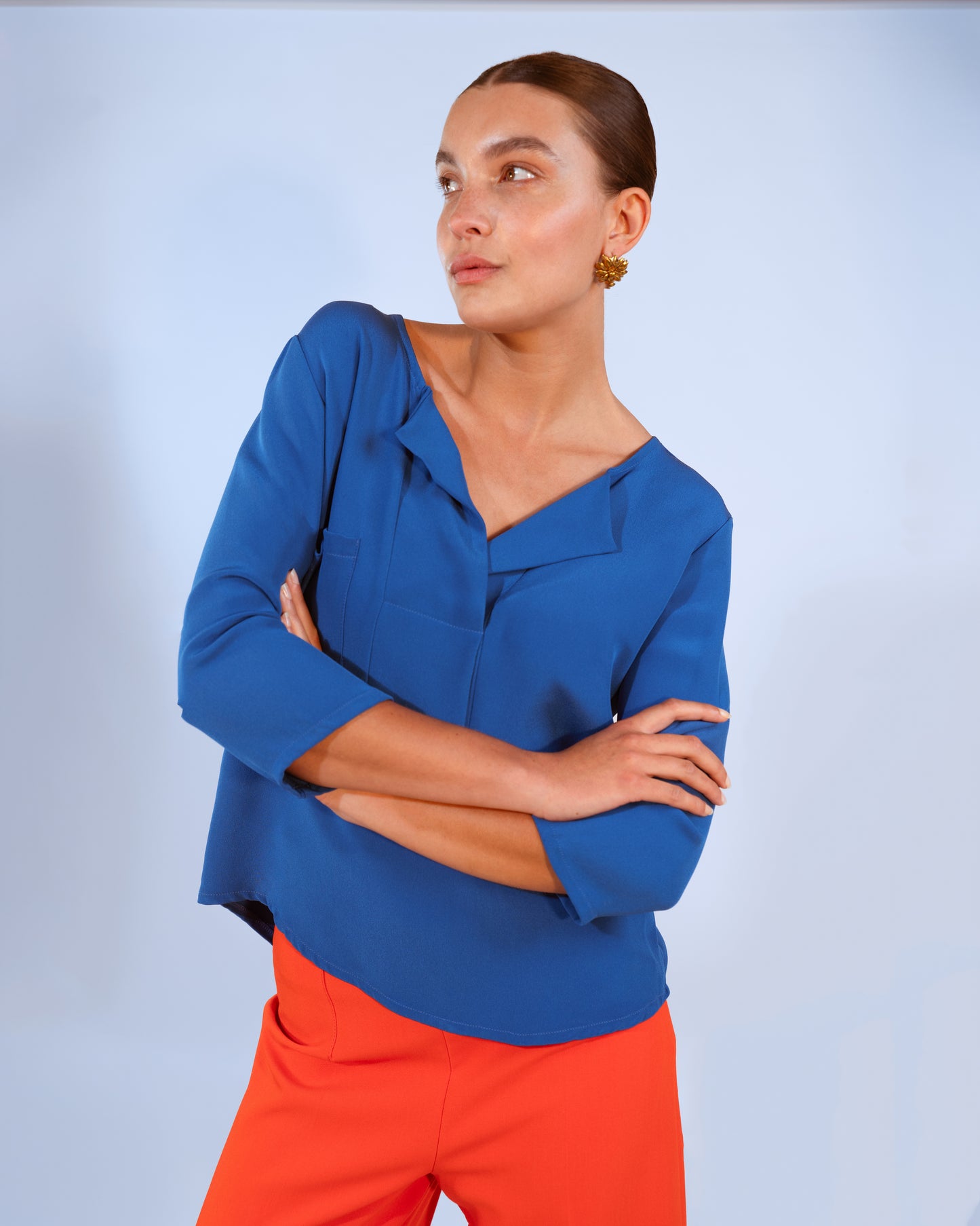 La blouse Copacabana | Bleu Intense